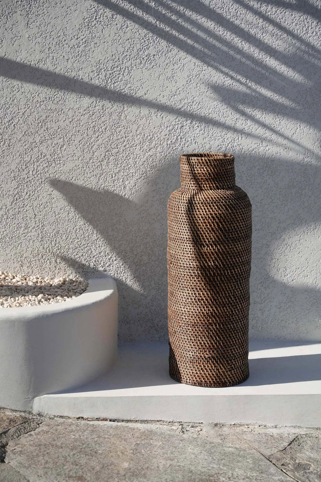 Colonial Umbrella Basket - Natural Brown