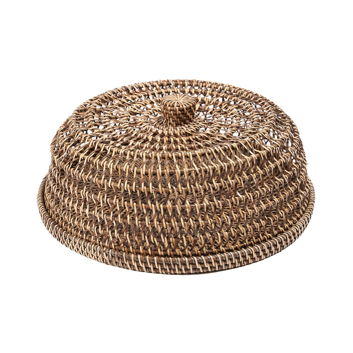 Colonial Food Cover Rattan - Natural Brown - D 37 CM