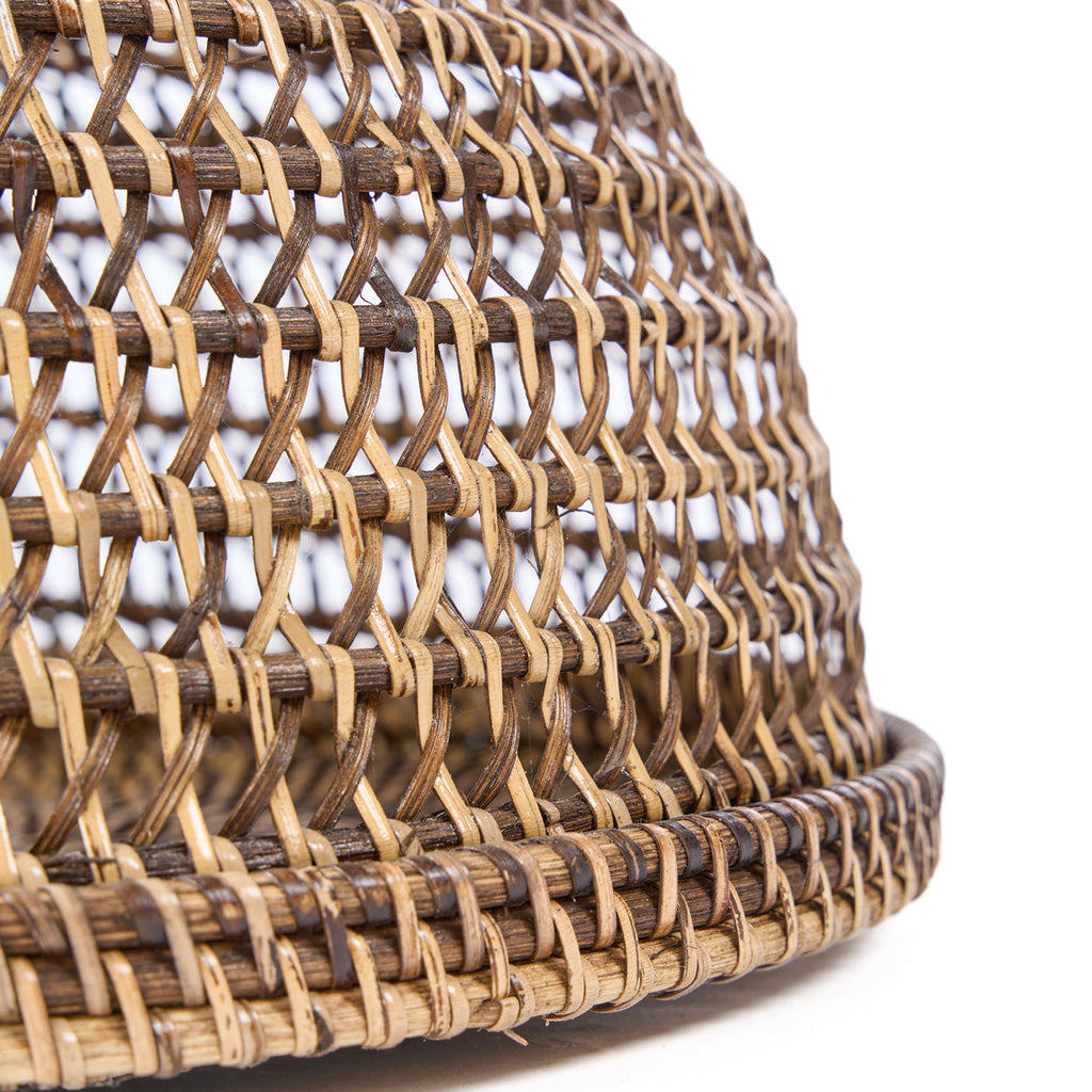 Colonial Food Cover Rattan - Natural Brown - D 37 CM