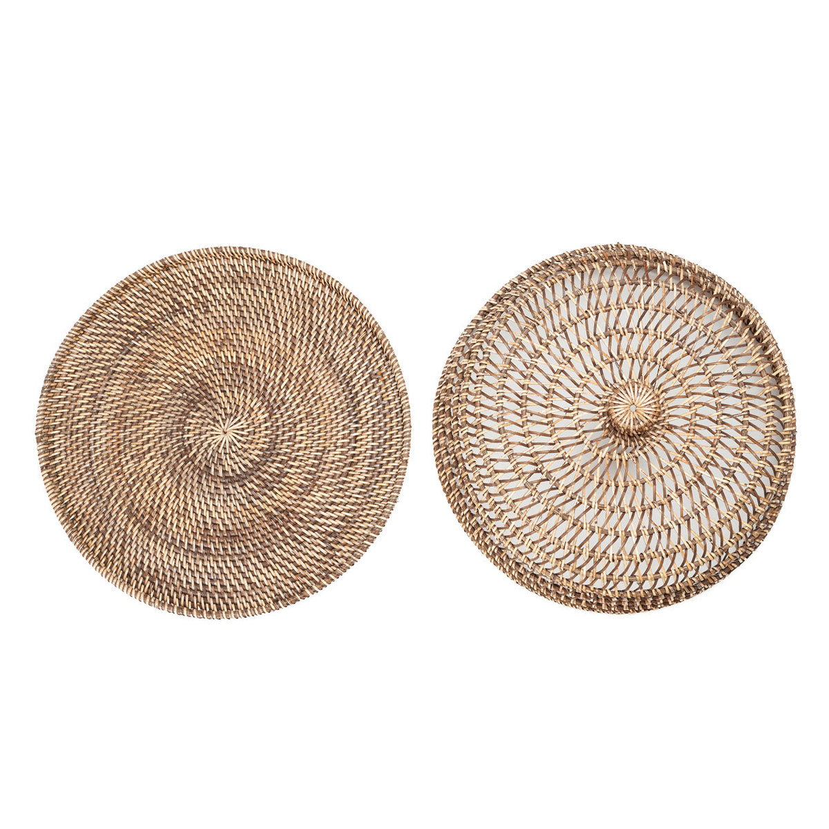 Colonial Food Cover Rattan - Natural Brown - D 37 CM