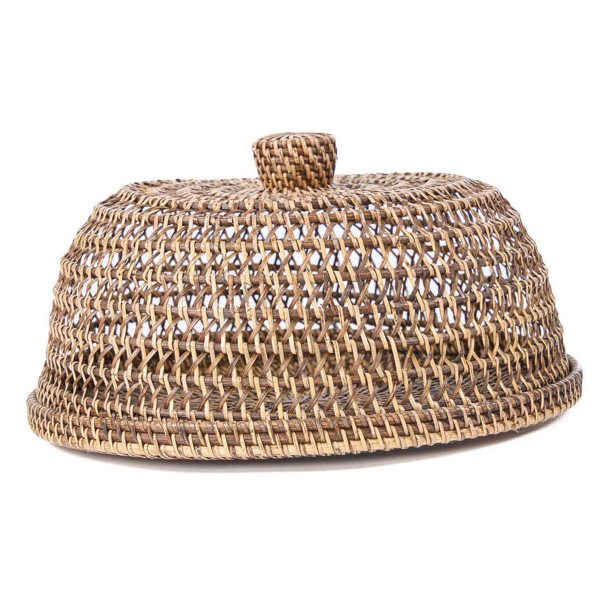 Colonial Food Cover Rattan - Natural Brown - D 37 CM
