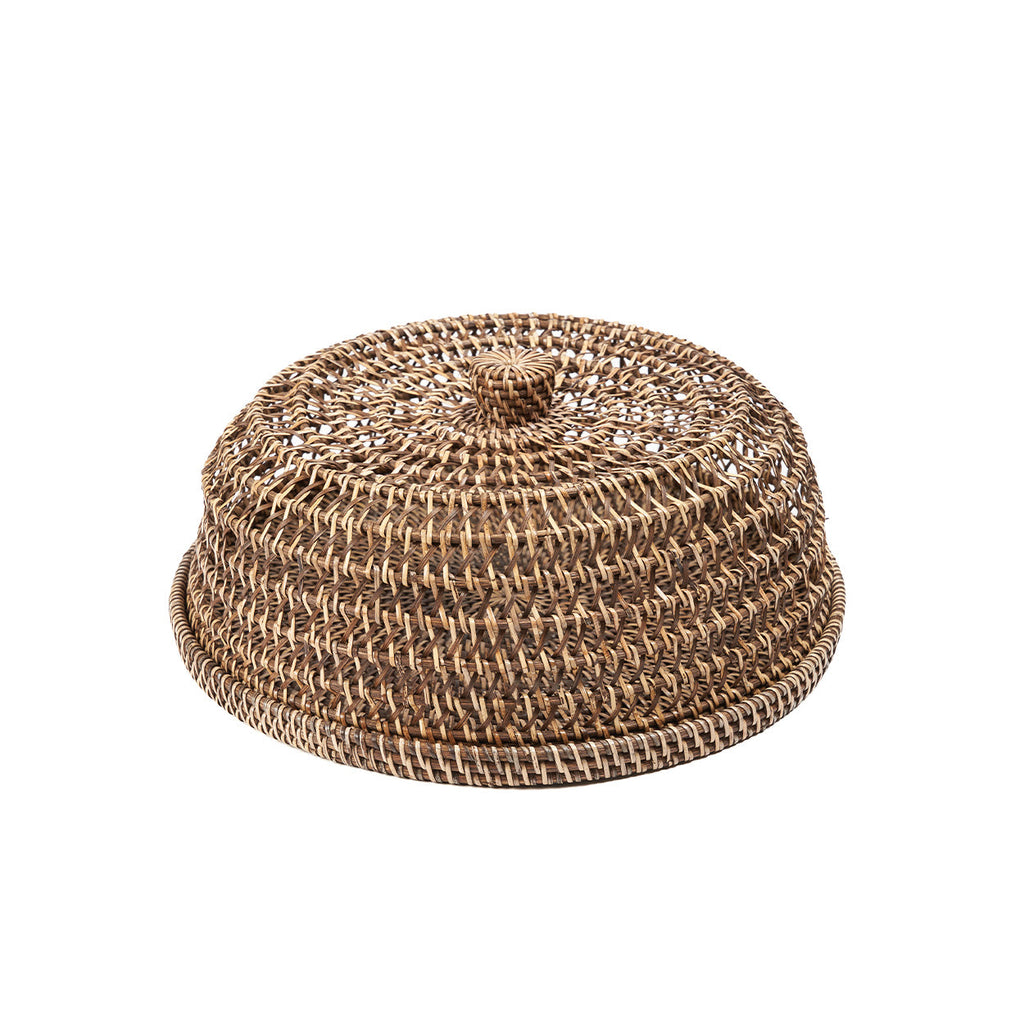 Colonial Food Cover Rattan - Natural Brown - D 27 CM