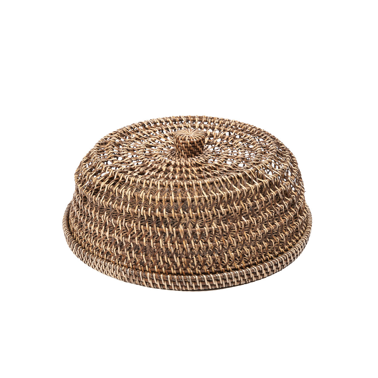 Colonial Food Cover Rattan - Natural Brown - D 27 CM