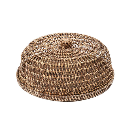 Colonial Food Cover Rattan - Natural Brown - D 27 CM