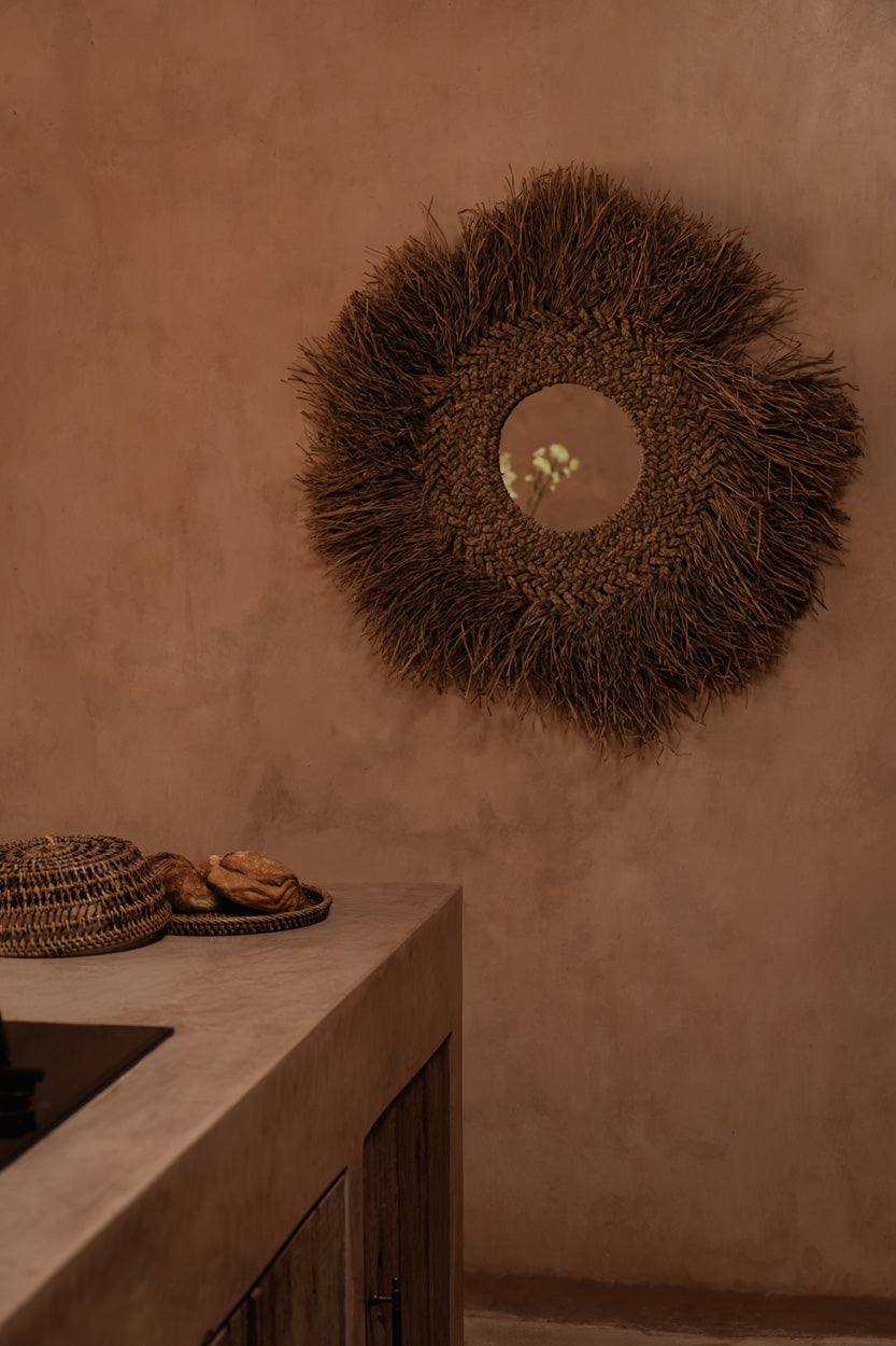 Colonial Food Cover Rattan - Natural Brown - D 27 CM