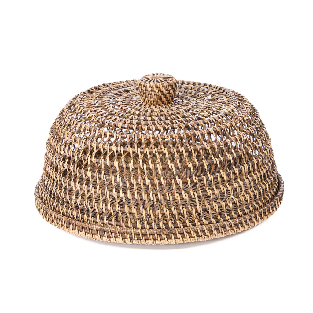 Colonial Food Cover Rattan - Natural Brown - D 27 CM