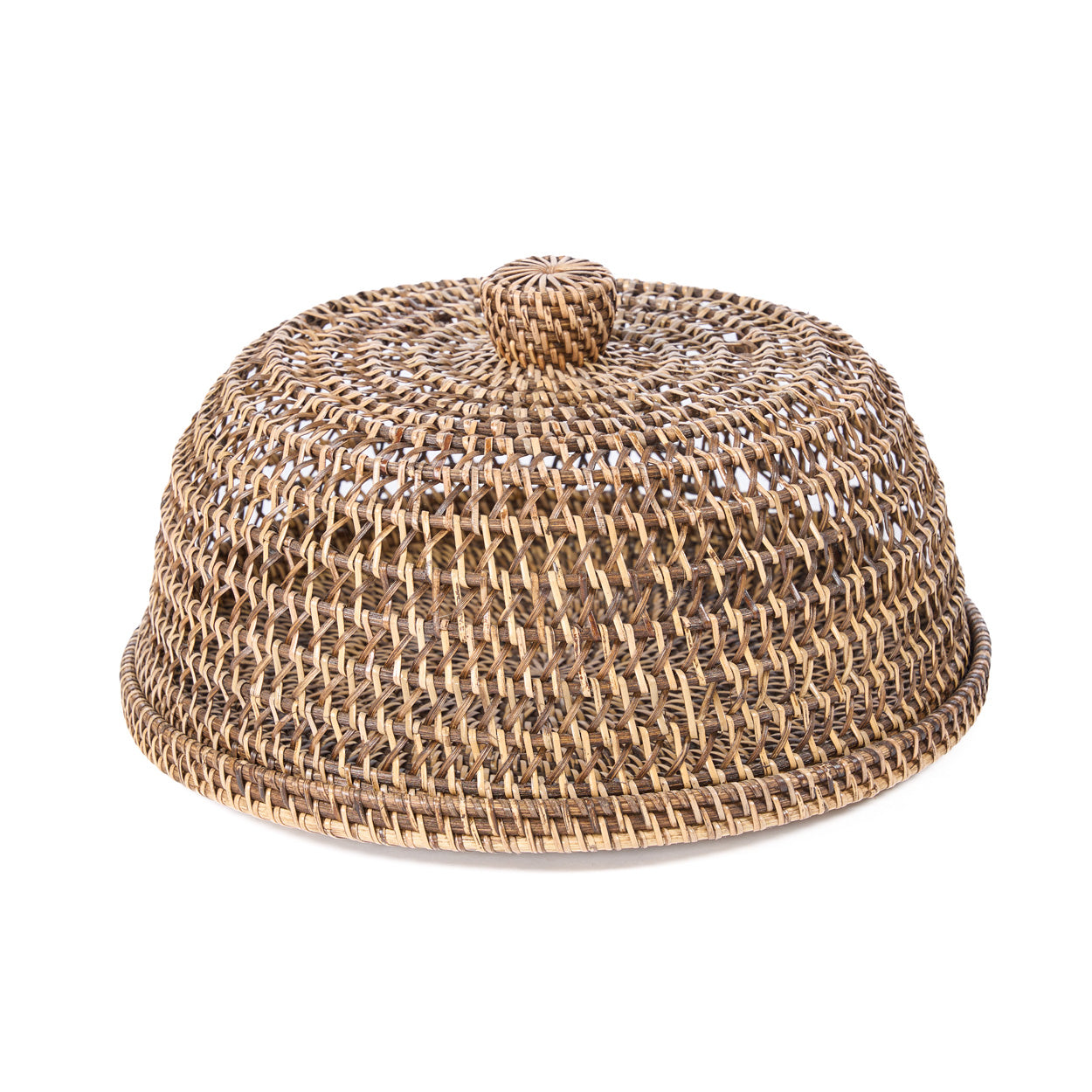 Colonial Food Cover Rattan - Natural Brown - D 27 CM