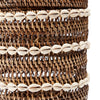 Colonial Shell Storage Bin - Natural Brown