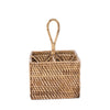 Colonial Cutlery Caddy N°4, Rattan - Natural Brown