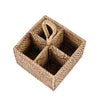 Colonial Cutlery Caddy N°4, Rattan - Natural Brown