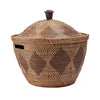The Storage Crown Basket Colonial  - Natural Brown, Ø 55, H 52 CM