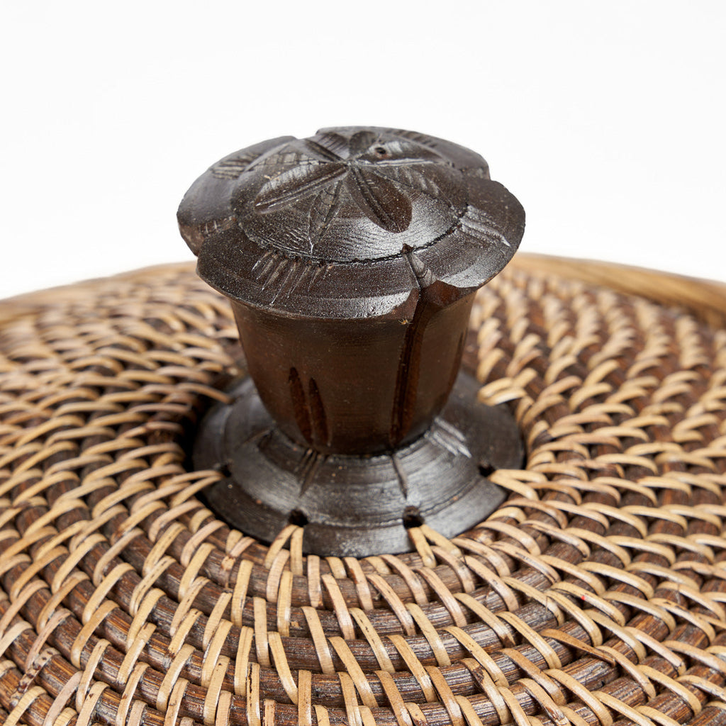 The Storage Crown Basket Colonial  - Natural Brown, Ø 55, H 52 CM