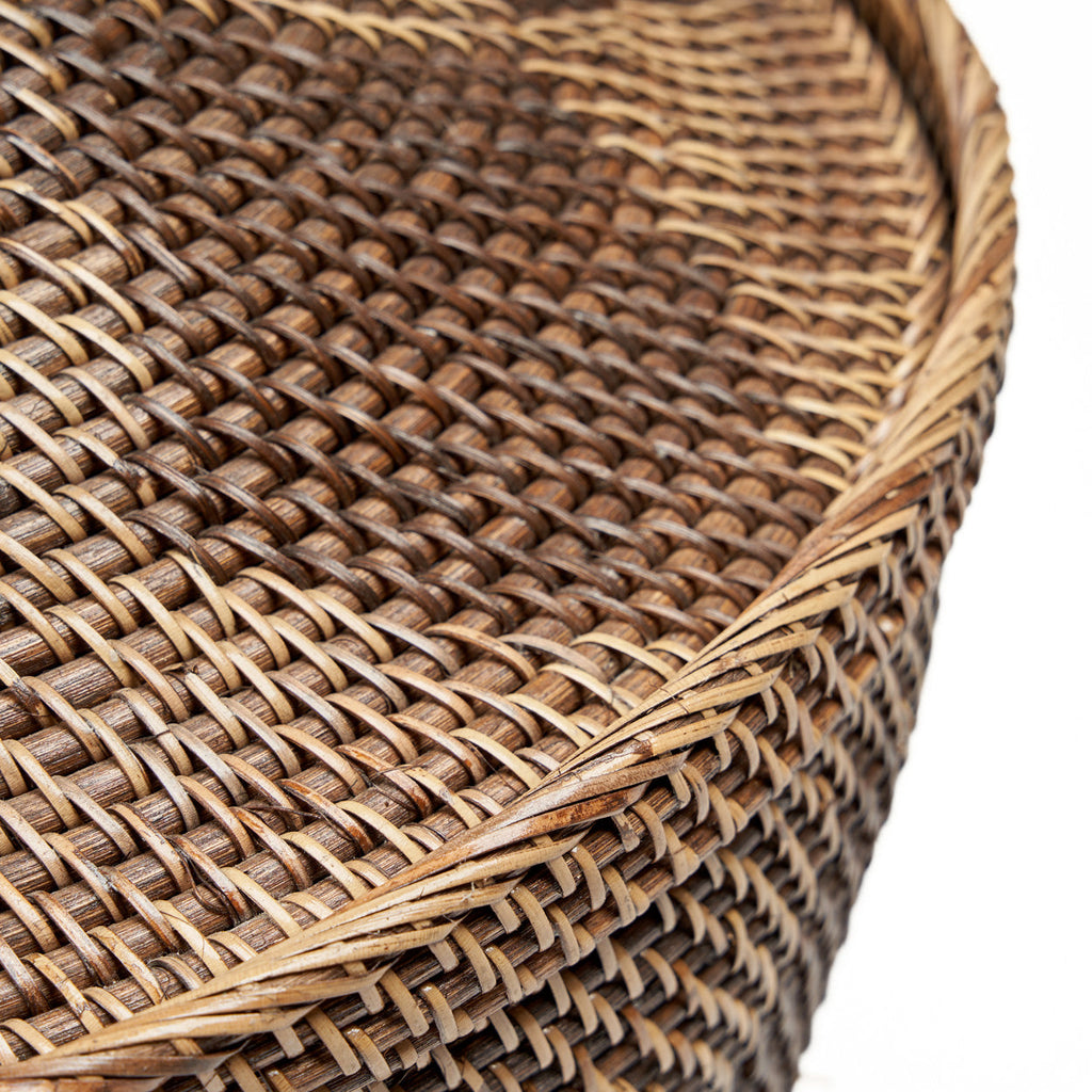 The Storage Crown Basket Colonial  - Natural Brown, Ø 55, H 52 CM