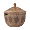 The Storage Crown Basket Colonial  - Natural Brown, Ø 55, H 52 CM
