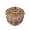 The Storage Crown Basket Colonial  - Natural Brown, Ø 55, H 52 CM