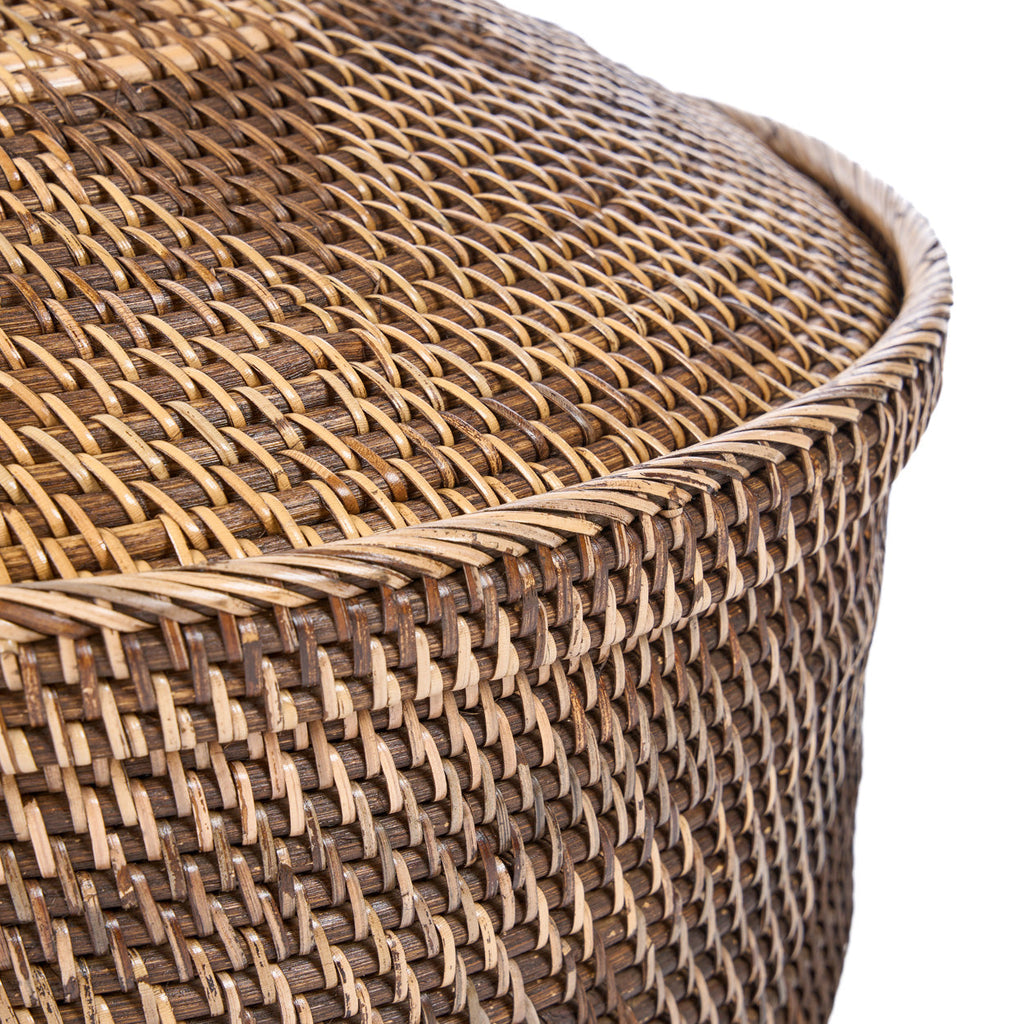 The Storage Crown Basket Colonial  - Natural Brown, Ø 55, H 52 CM