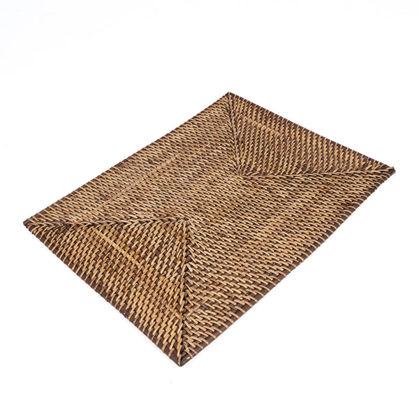 The Colonial Rectangular Placemat - Natural Brown