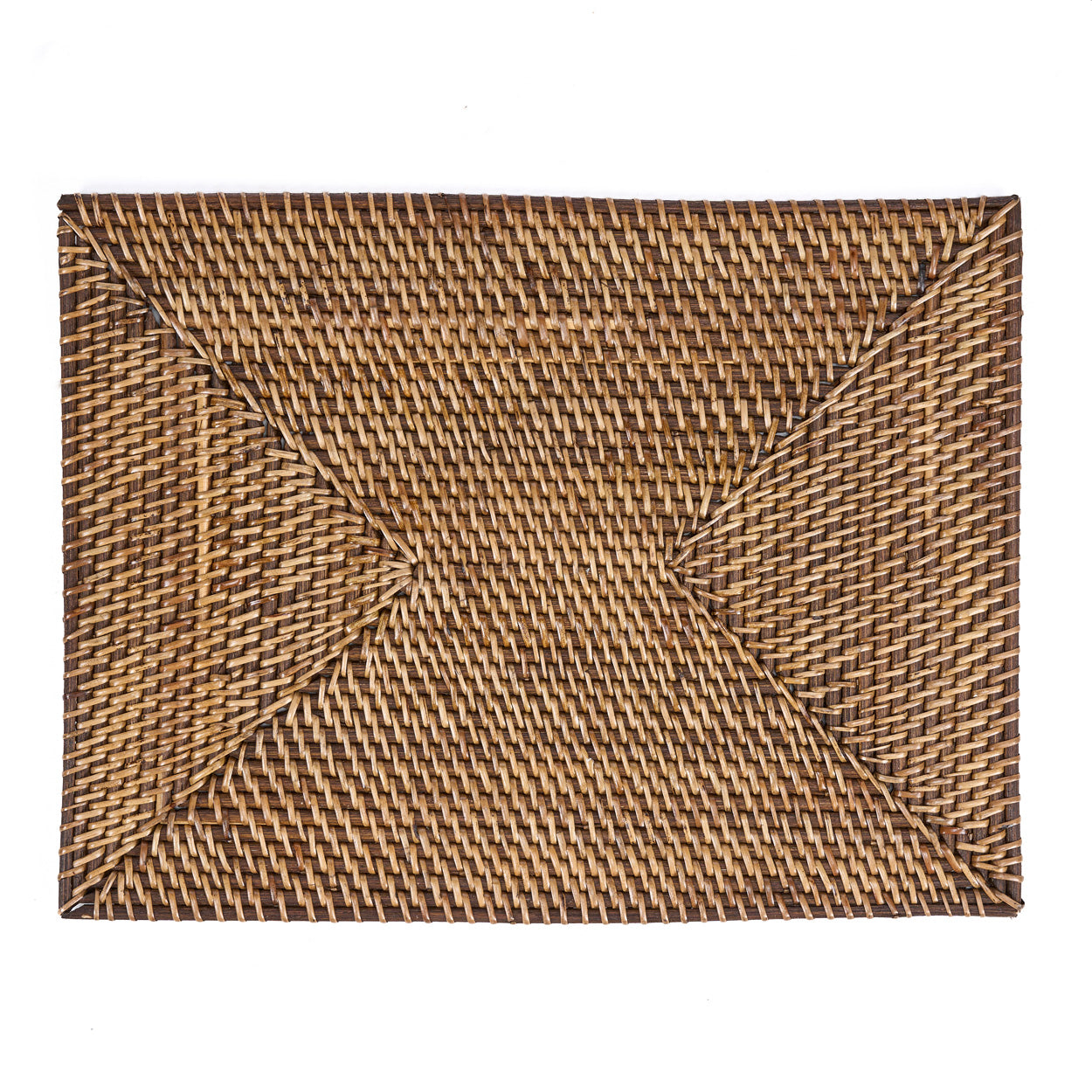Colonial Placemat Rectangular - Natural Brown