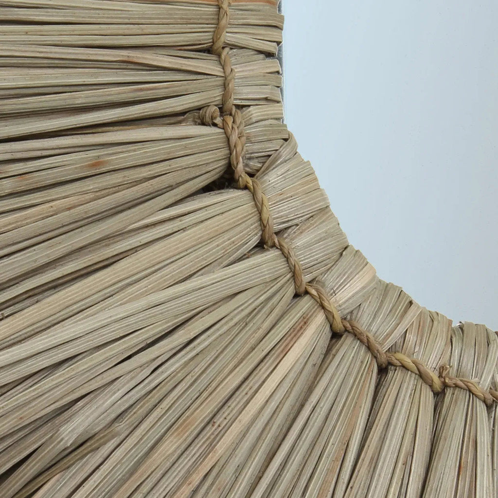 Alang Alang Mirror - Natural - Ø 50 cm