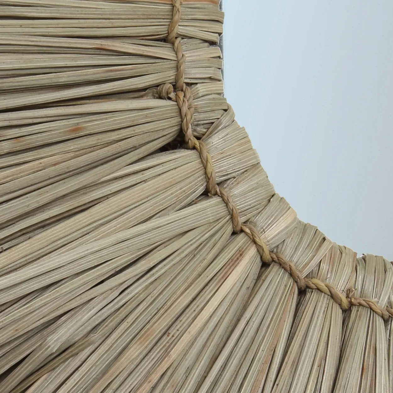 Alang Alang Mirror - Natural - Ø 50 cm