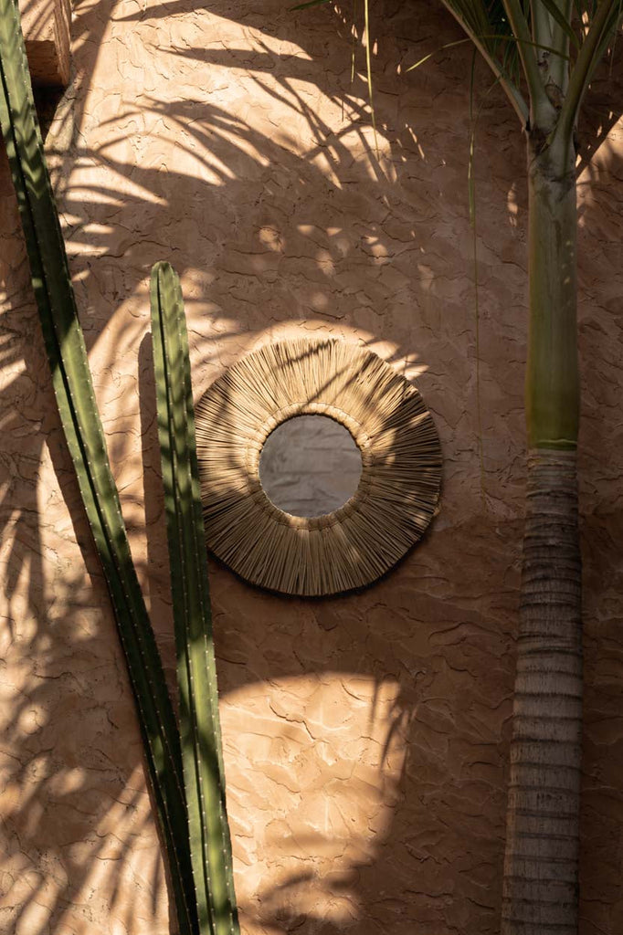 Alang Alang Mirror - Natural - Ø 45 cm