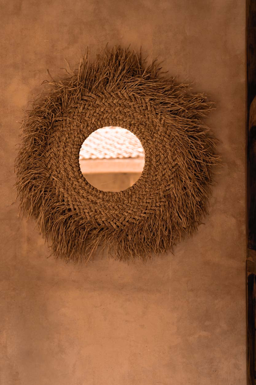 Early Monday Mirror - Natural- Ø 75 cm
