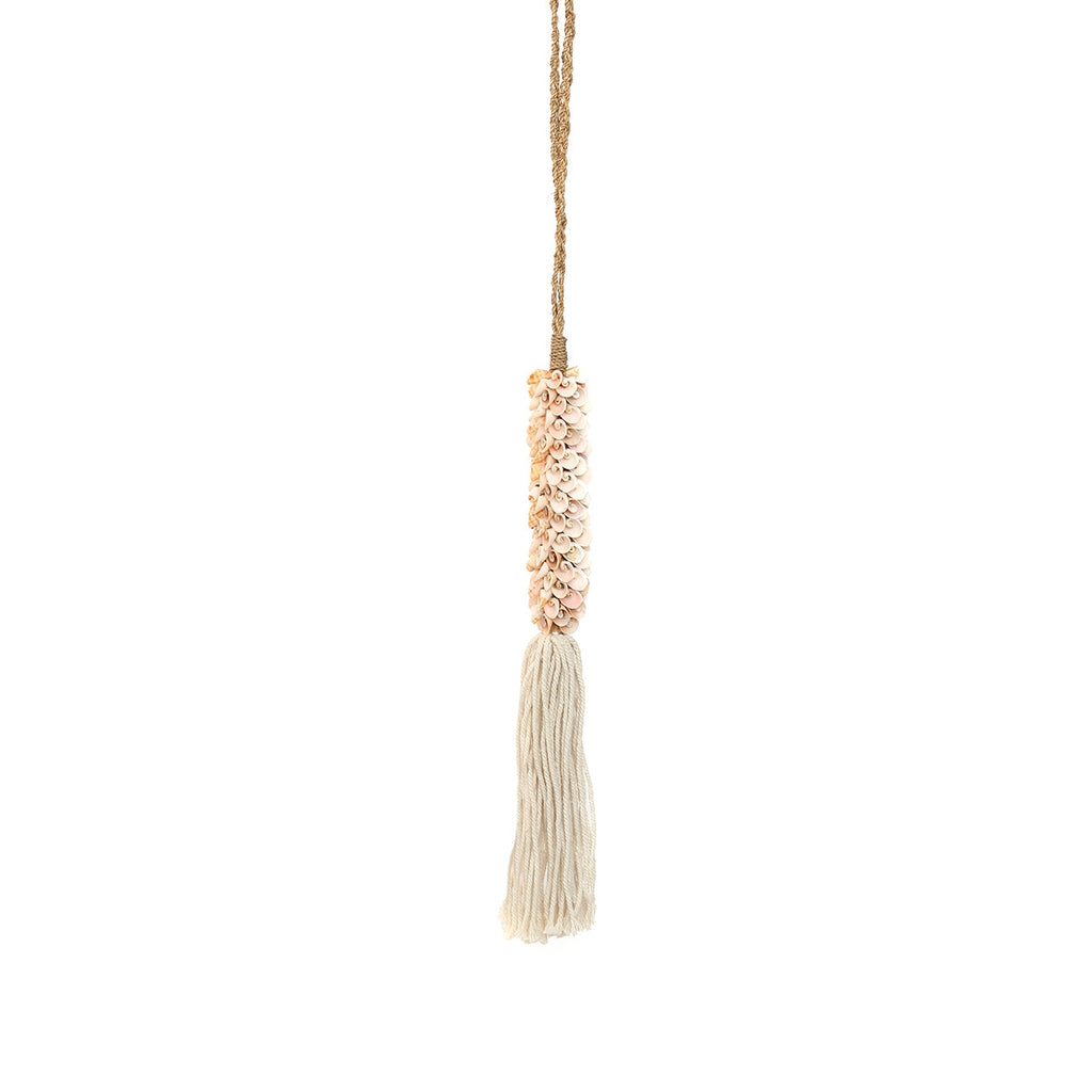 The Shell & Cotton Tassel - Pink, H 80 cm