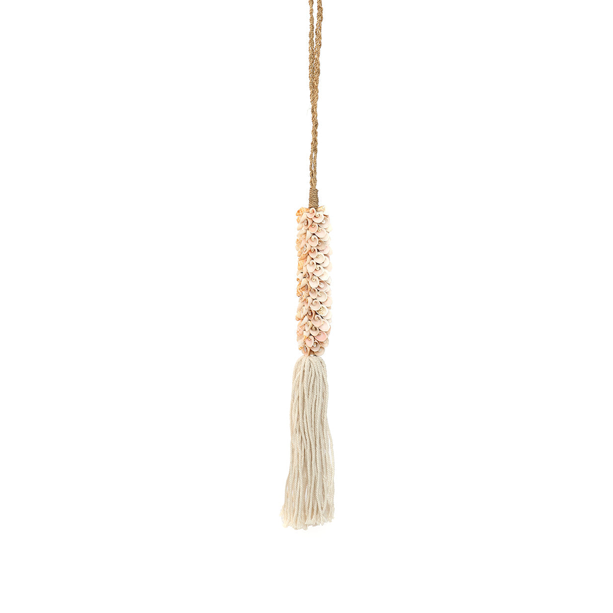 The Shell & Cotton Tassel - Pink, H 80 cm