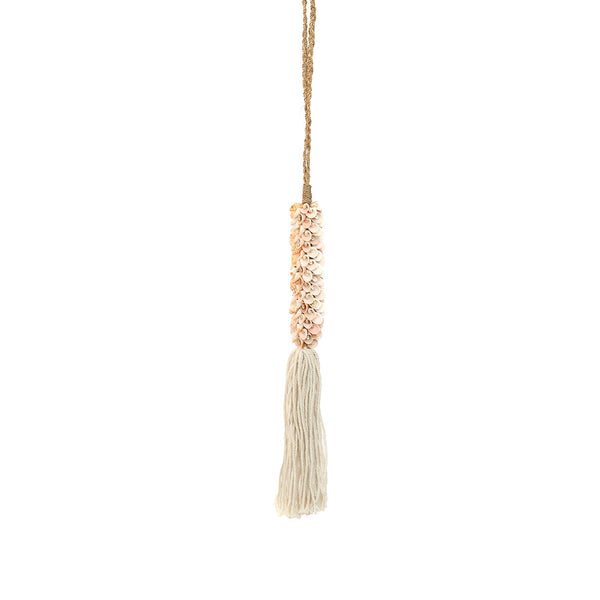 The Shell & Cotton Tassel - Pink, H 80 cm