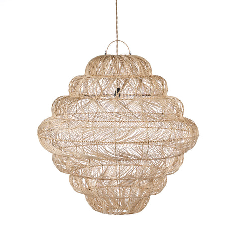 The Aurora Puff Pendant - Natural - XL, 102 x 102, H 102 CM