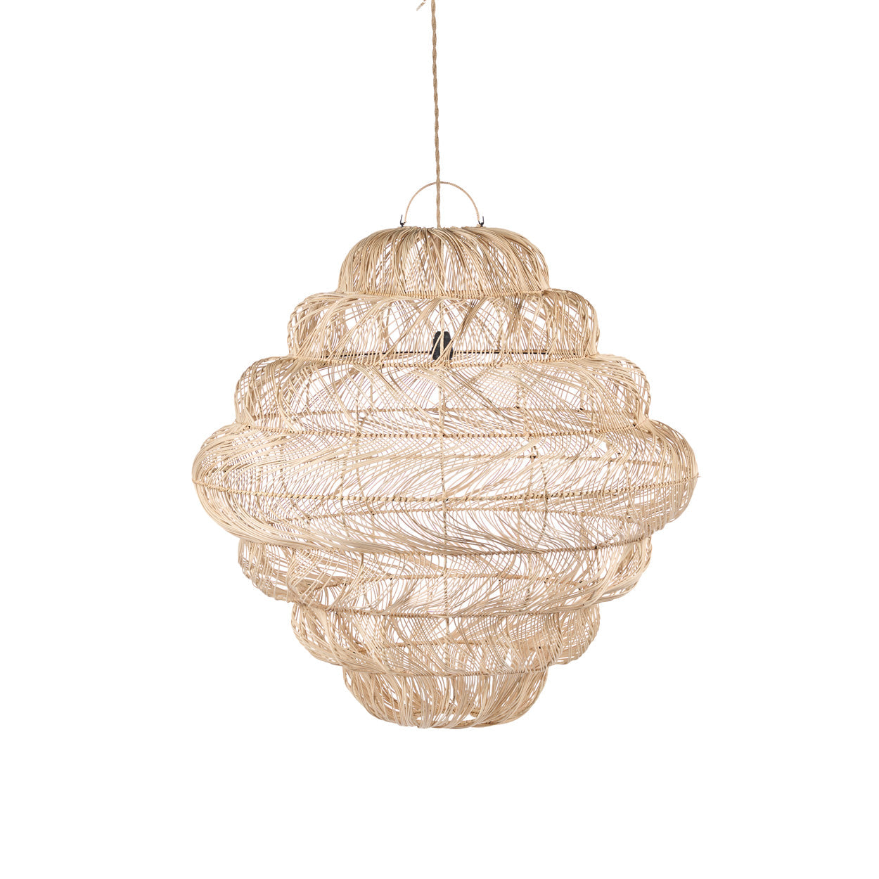 Aurora Puff Pendant - Natural - XL, 102 x 102, H 102 CM