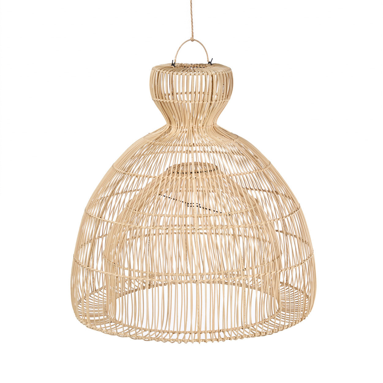 The Matcha Whisk Pendant - Natural, D 82 CM