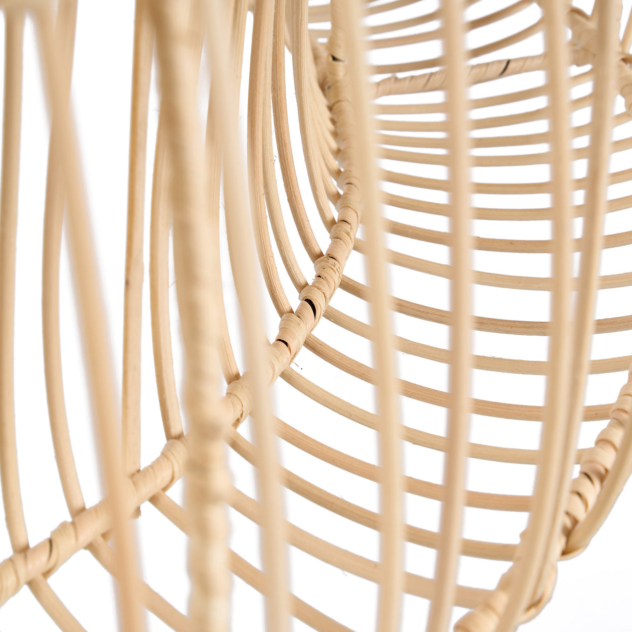 The Matcha Whisk Pendant - Natural, D 82 CM