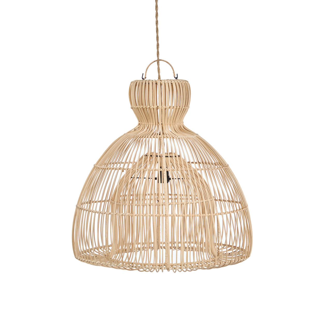 The Matcha Whisk Pendant - Natural, D 50 CM