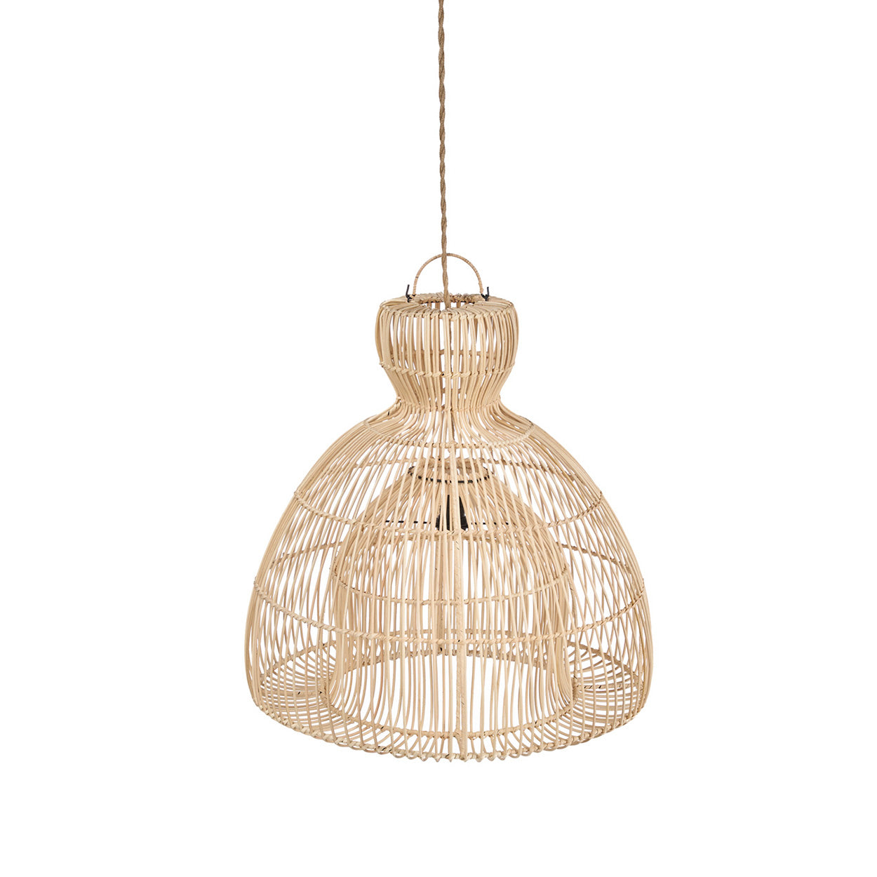 The Matcha Whisk Pendant - Natural, D 50 CM