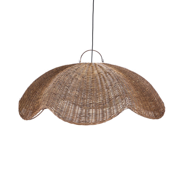 Colonial Pendant Wave - Dark Walnut - D 103 CM