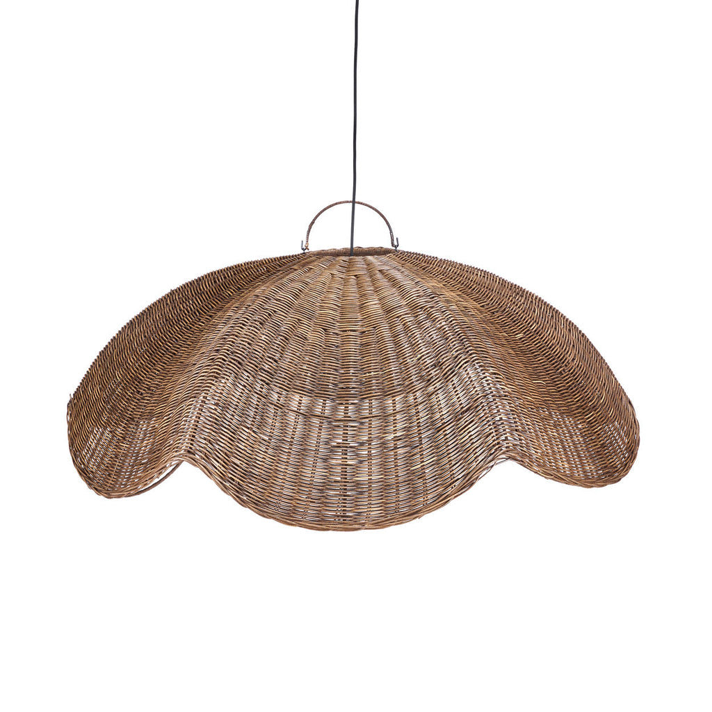 Colonial Pendant Wave - Dark Walnut - D 103 CM