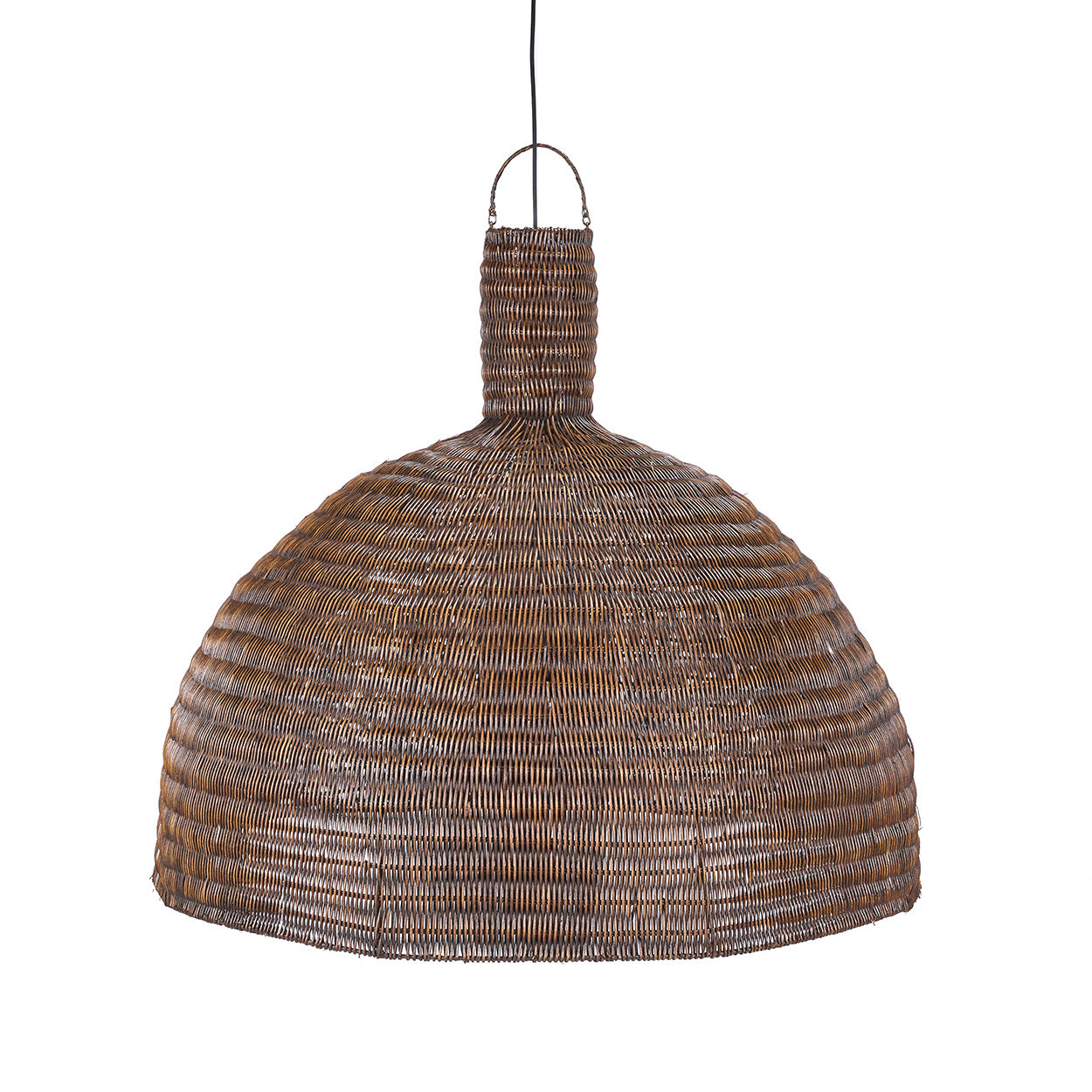 Colonial Pendant Dome - Dark Walnut - XL, 100 x 100, H 84 CM