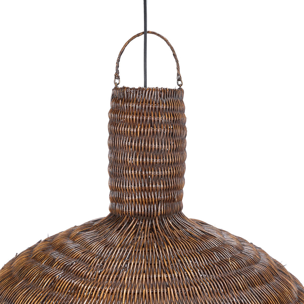 Colonial Pendant Dome - Dark Walnut - XL, 100 x 100, H 84 CM