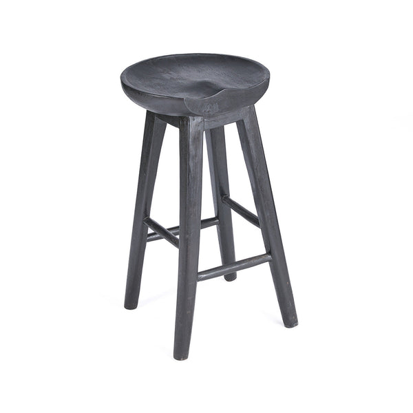 The Burned Tala Bar Stool - Black