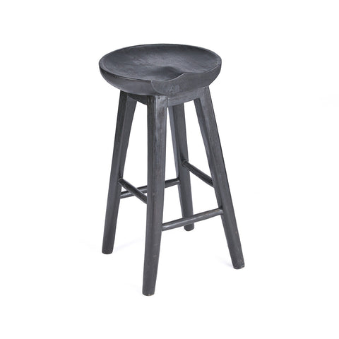 The Burned Tala Bar Stool - Black