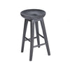 The Burned Tala Bar Stool - Black