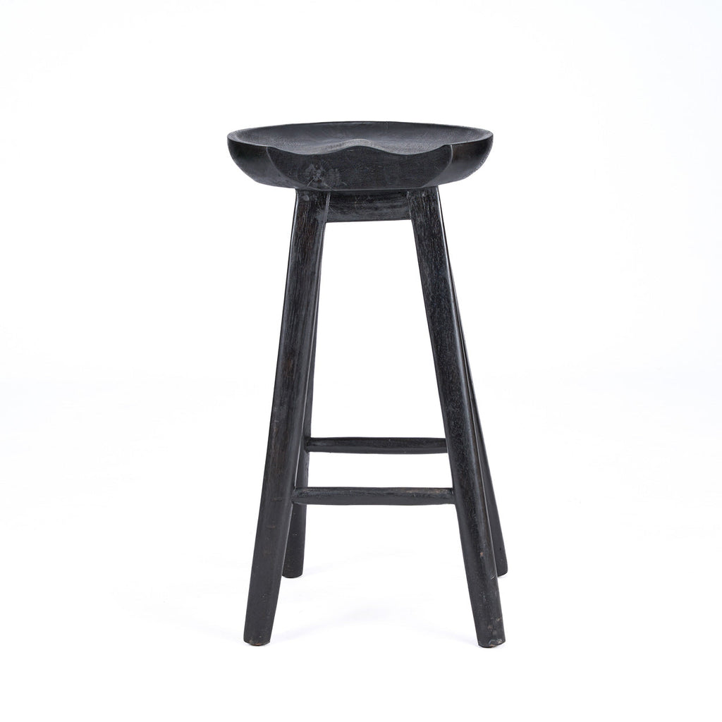 The Burned Tala Bar Stool - Black