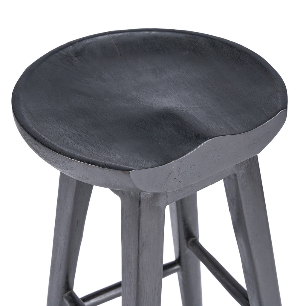 The Burned Tala Bar Stool - Black