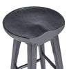 The Burned Tala Bar Stool - Black