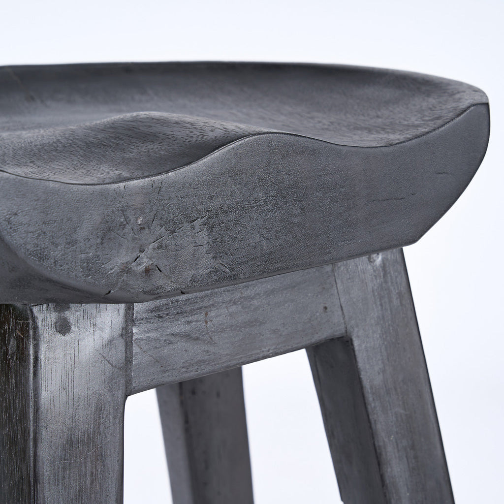 The Burned Tala Bar Stool - Black