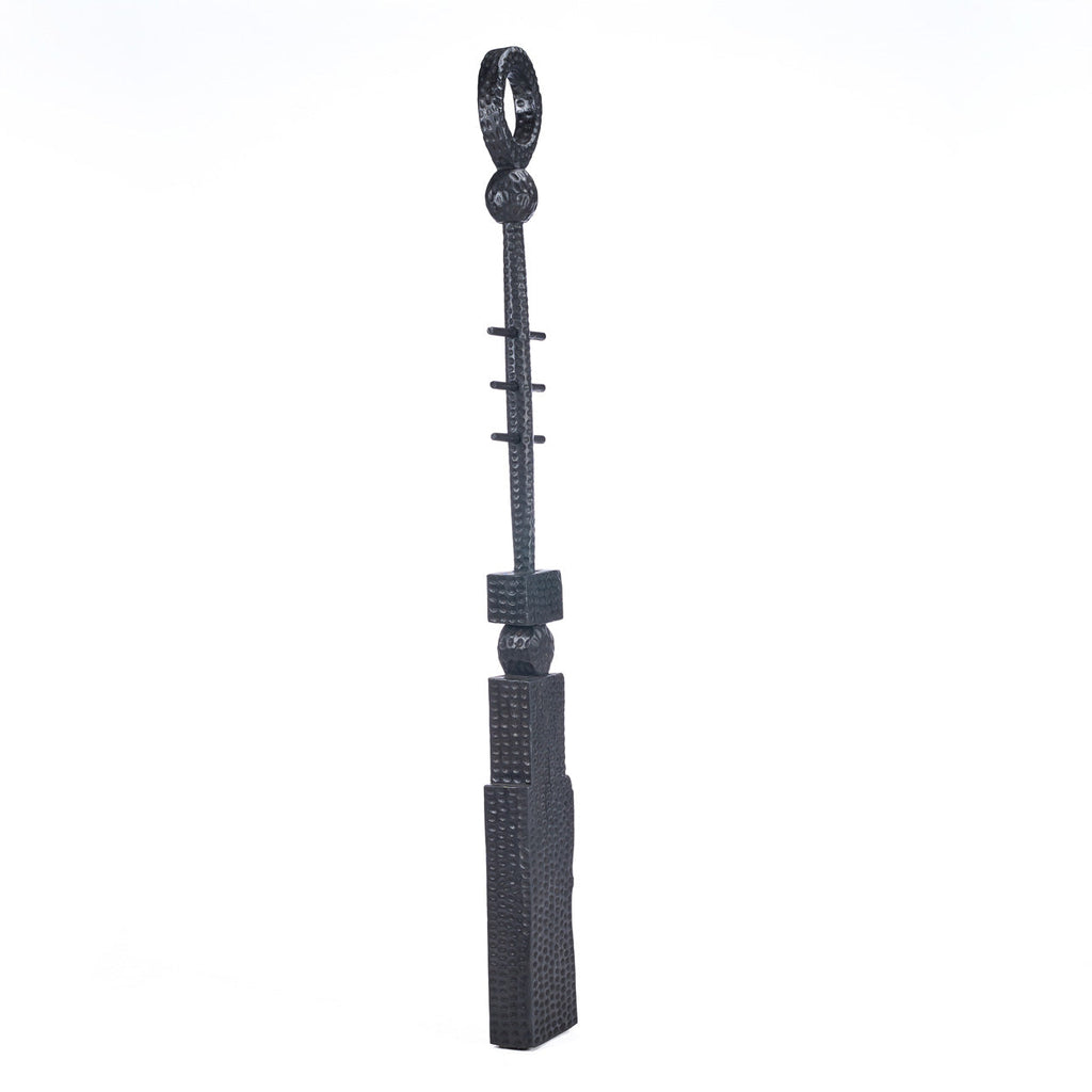 The Totema Pillar Sculptural Decoration - Black, H 190 CM