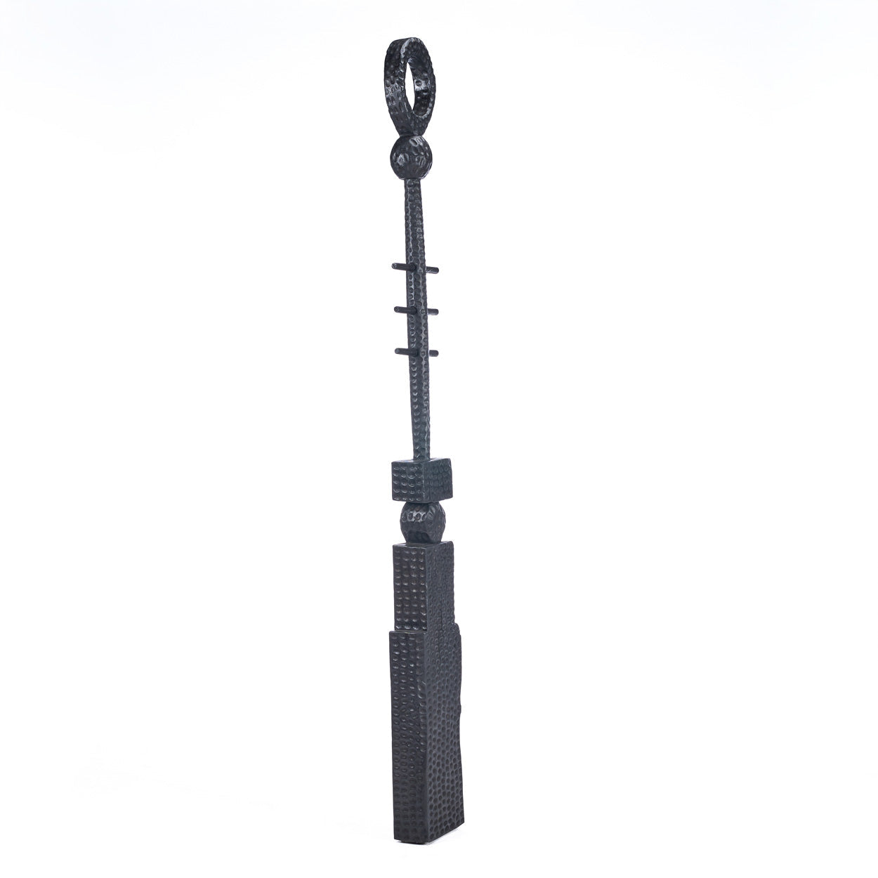 The Totema Pillar Sculptural Decoration - Black, H 190 CM