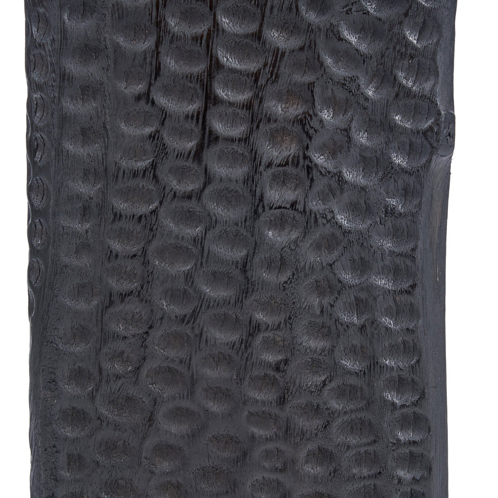 The Totema Pillar Sculptural Decoration - Black, H 190 CM