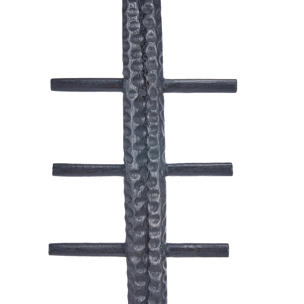 The Totema Pillar Sculptural Decoration - Black, H 190 CM